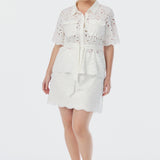 Broderie Anglaise Shirt - White