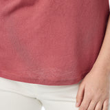 Lightweight Regular T-Shirt - Cranberry