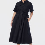 Broderie Anglaise Dress - Black