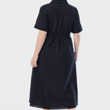 Broderie Anglaise Dress - Black