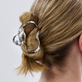 Organic Hair Clip - Silver