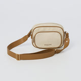 Crossbody Bag - Ecru/Tan