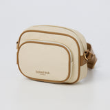 Crossbody Bag - Ecru/Tan