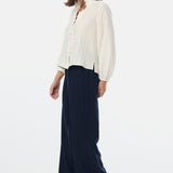 Gathered Sleeve Shirt - Off White