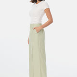 Tailored Pintuck Pants - Pistachio