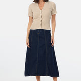 Denim Skirt - Indigo