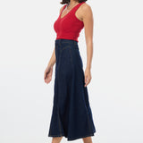 Denim Skirt - Indigo