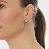 Abstract Earrings - Silver