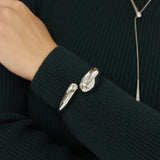 Orb Bangle - Silver