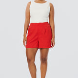 Tailored Shorts - Crimson (Pre Order)