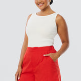Tailored Shorts - Crimson (Pre Order)