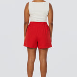 Tailored Shorts - Crimson (Pre Order)