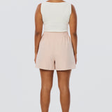 Tailored Shorts - Pink Clay (Pre Order)