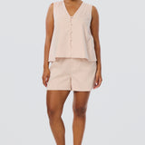 Tailored Shorts - Pink Clay (Pre Order)