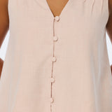 V-Neck Swing Top - Pink Clay (Pre Order)