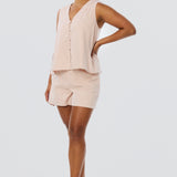 V-Neck Swing Top - Pink Clay (Pre Order)