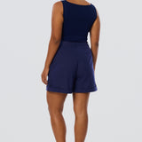 Cuffed Shorts - Indigo Blue (Pre Order)