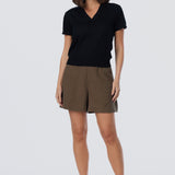 Textured Polo Knit - Black