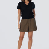 Textured Polo Knit - Black
