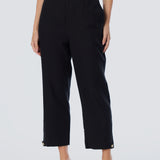 Adjustable Hem Pants - Black