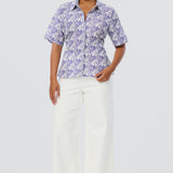 Short Sleeve Shirt - Blue Mosaic (Pre Order)