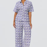 Short Sleeve Shirt - Blue Mosaic (Pre Order)