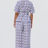 Short Sleeve Shirt - Blue Mosaic (Pre Order)