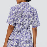 Short Sleeve Shirt - Blue Mosaic (Pre Order)