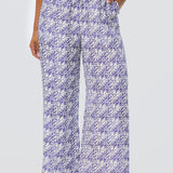 Elastic Waist Pants - Blue Mosaic (Pre Order)