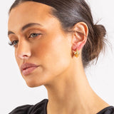 Organic Small Hoop Earring