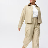 Pocket Barrel Pants - Biscuit