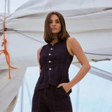 Denim Vest - Indigo