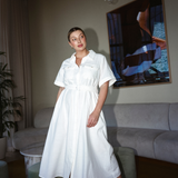 Broderie Anglaise Dress - White