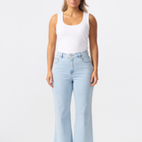Signature Straight Leg Jeans - Light Blue Wash