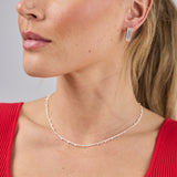 Ball Chain Necklace - Silver