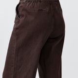 Tailored Pintuck Jeans - Chocolate