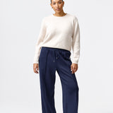 Side Stripe Pant - Navy