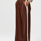 Side Stripe Pant - Chocolate