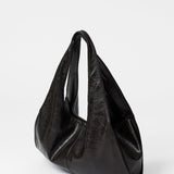 Textured Slouch Bag - Chocolate