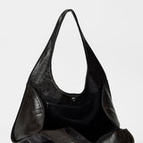 Textured Slouch Bag - Chocolate