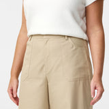 Pocket Barrel Pants - Biscuit