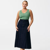 Denim Skirt - Indigo
