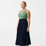 Denim Skirt - Indigo