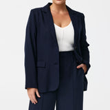 Tailored Blazer - Navy