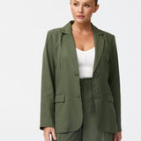Tailored Blazer - Khaki
