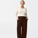 Side Stripe Pant - Chocolate