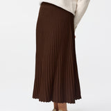 Rib Knit Skirt - Cappuccino