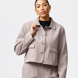 Button-Through Jacket - Twill