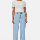 Signature Wide Leg Jeans - Light Blue Wash