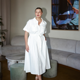 Broderie Anglaise Dress - White